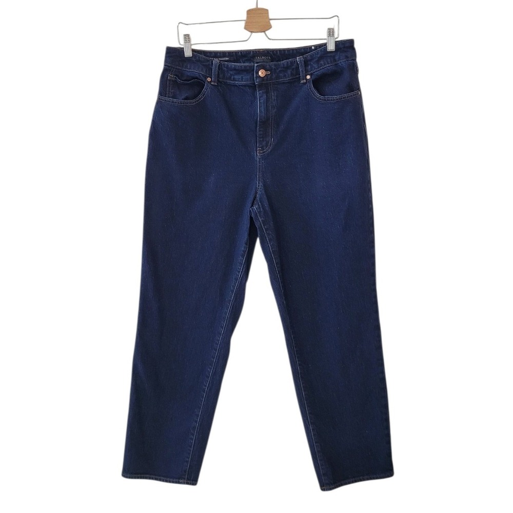 TALBOTS 14 High Waist Relaxed Jeans in Michele Wash Women